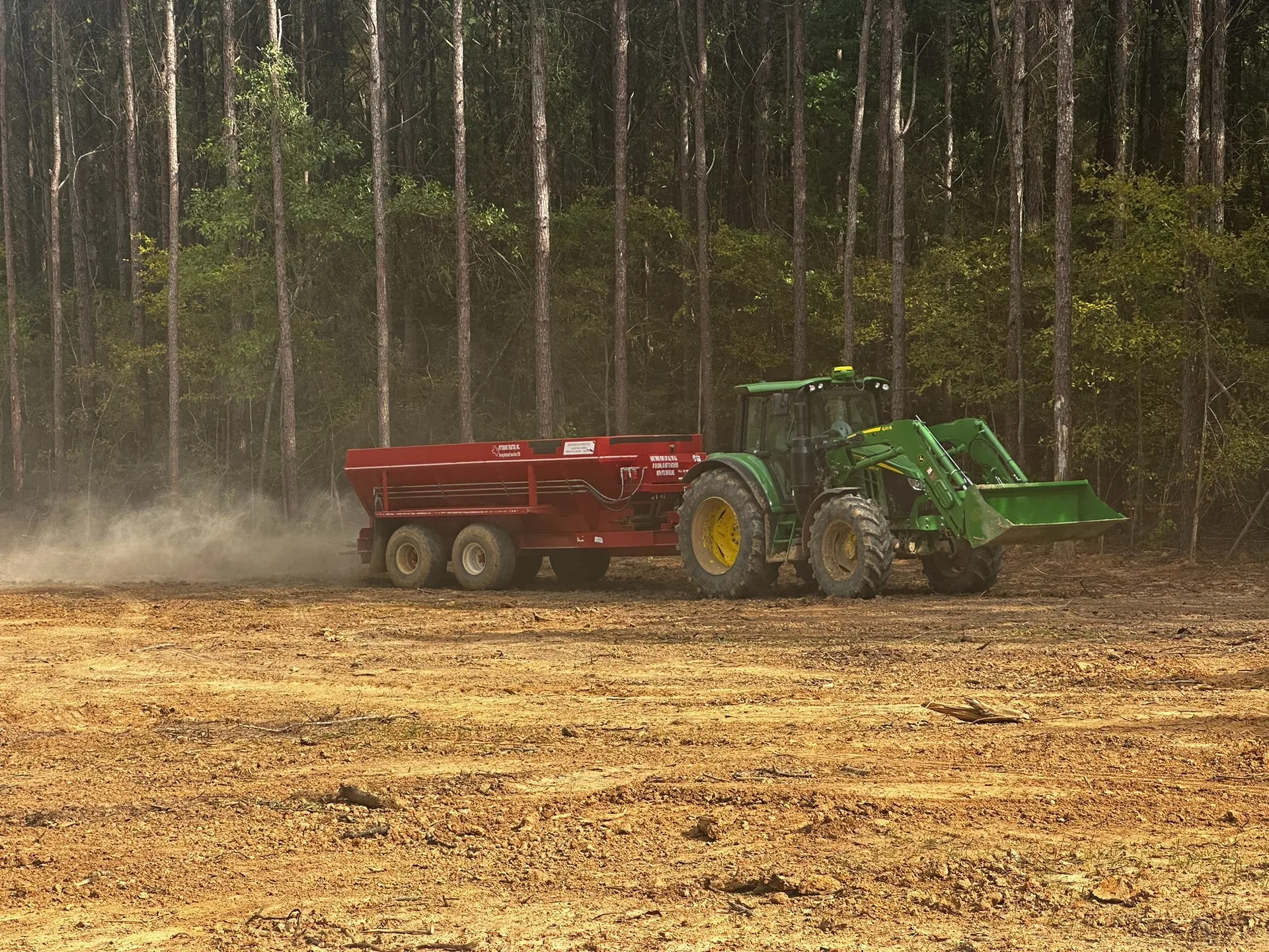 Seed application equipment in Louisiana